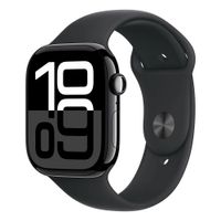 Apple Watch Series 10 46mm, GPS, certificación IP6X, batería hasta 18 horas, Talla M/L, memoria 64GB, sport band, negro
